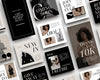 Black Templates | Social Media | Blue Branding | Canva Template | GooldTV IG