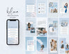 Blue Templates | Social Media | Blue Branding | Canva Template | GooldTV IG