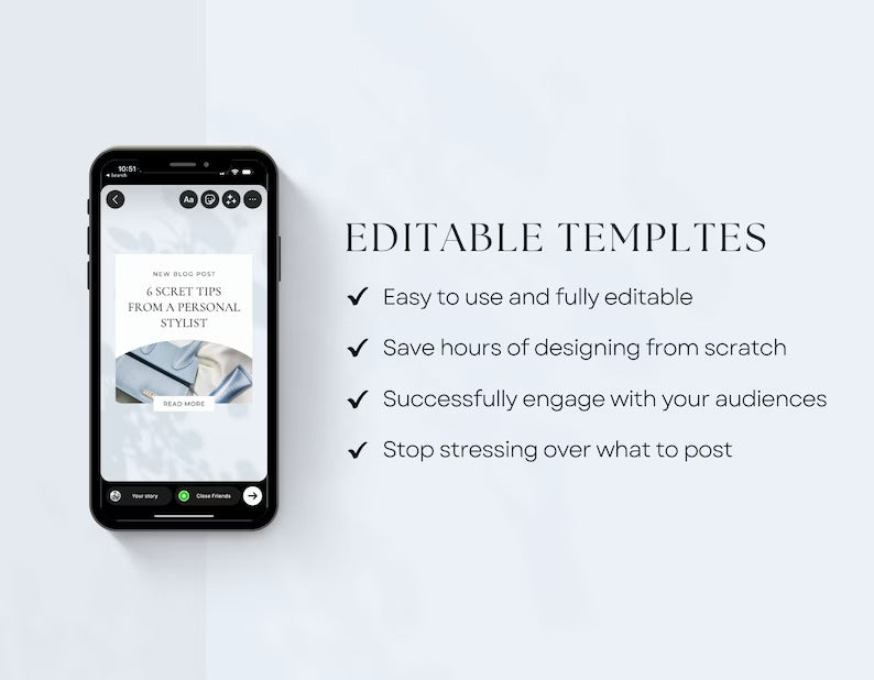 Blue Templates | Social Media | Blue Branding | Canva Template | GooldTV IG