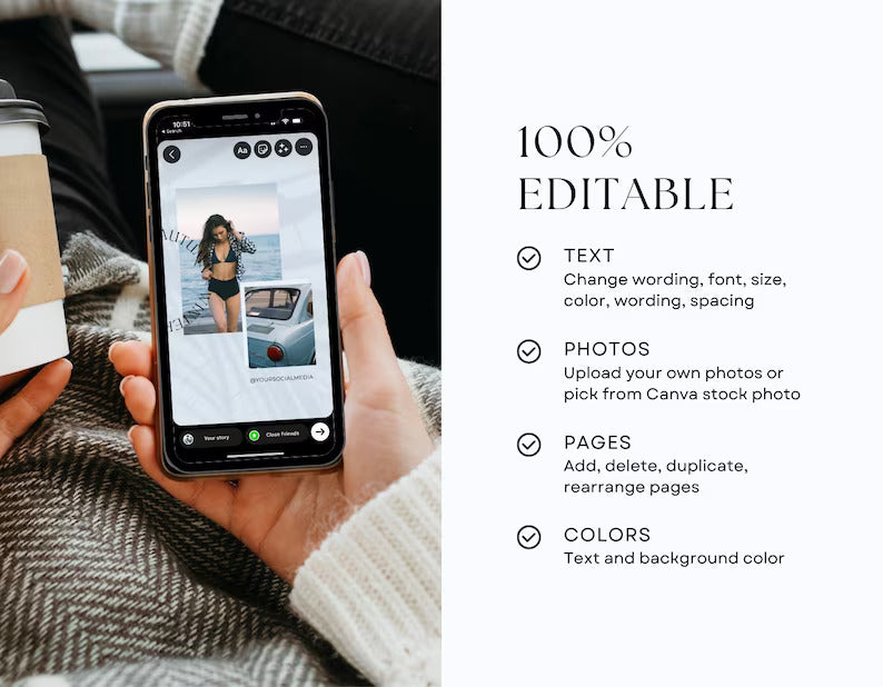 Blue Templates | Social Media | Blue Branding | Canva Template | GooldTV IG