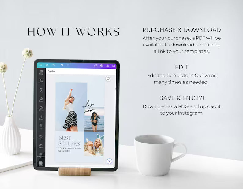 Blue Templates | Social Media | Blue Branding | Canva Template | GooldTV IG